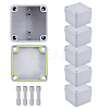 Outdoor Waterproof ABS Plastic Junction Box AJEW-WH0485-27B-1