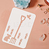 Large Plastic Reusable Drawing Painting Stencils Templates DIY-WH0202-416-3