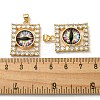 Real 18K Gold Plated Brass Pendants KK-L209-006G-07-3