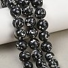 Synthetic Turquoise and Sea Shell Assembled Graduated Beads Strands GG-CBA2AE1-A07-F-1
