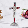 Alloy Enamel Saint Benedict Crucifix Display Decorations AJEW-WH0752-416B-4