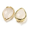 Natural Quartz Crystal Faceted Pendants G-M431-06G-09-2