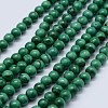 Natural Malachite Beads Strands G-F571-27AB1-10mm-1