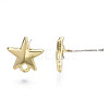 Alloy Stud Earring Findings PALLOY-T064-62LG-RS-3