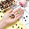 480Pcs 6 Colors Opaque & Transparent Plastic Beads KY-YW0001-75A-5
