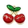 Brass Enamel Pendants KK-K427-14B-01-1