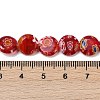 Handmade Millefiori Lampwork Beads Strands LAMP-G166-17B-05-4