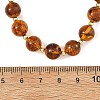 Natural Amber Beaded Necklaces NJEW-JN06656-4