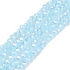 Electroplate Glass Beads Strands EGLA-A044-J3mm-B04-1