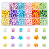 1980Pcs 18 Color Acrylic Beads OACR-CA0001-06-1