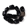 Natural Black Agate(Dyed & Heated) Beads Strands G-N342-148C-3