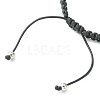 Handmade Polymer Clay Rhinestone Beads Braided Bead Bracelets BJEW-TA00320-3