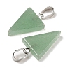 Natural Green Aventurine Pendants G-B127-04P-02-3