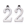 Tarnish Resistant 201 Stainless Steel Charms STAS-R108-02-1
