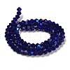 Opaque Solid Color Imitation Jade Glass Beads Strands EGLA-A039-P4mm-L10-2