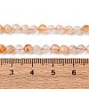 Natural Citrine(Heated) Beads Strands G-G155-B03-02-3
