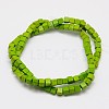 Synthetic Turquoise Beads Strands TURQ-G108-4x4mm-01-2