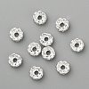 Brass Rhinestone Spacer Beads RB-A006-6MM-S-2