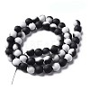 Spray Painted Non-magnetic Synthetic Hematite Beads Strands G-N337-01F-2
