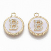 Brass Micro Pave Cubic Zirconia Pendants KK-T062-04B-NF-1