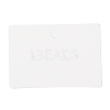 Rectangle Cardboard Jewlery Display Cards CDIS-P004-17B-2