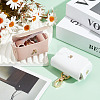 2Pcs 2 Colors PU Leather Pet Collar Couple Ring Boxes AJEW-DR0001-23-4