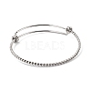 304 Stainless Steel Expandable Bangle for Girl Women BJEW-C003-04P-2