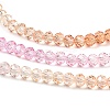 Transparent Painted Glass Beads Strands DGLA-A034-T3mm-A20-4