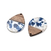 Resin and Walnut Pendants FIND-R051-15A-2