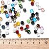 Faceted Rondelle Electroplate Glass Beads Strands EGLA-X0003-6x4mm-3