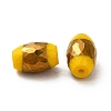Opaque Electroplate Glass Beads EGLA-H003-02G-03-1