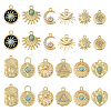  48Pcs 12 Style Alloy Pendants FIND-TA0002-73-2