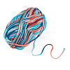 Light Gradient Segment Dyed Polyester Yarn DIY-TADJ0002-005E-3