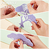 6 Sets 6 Colors Acrylic Earring Display Stands EDIS-FH0001-10-4