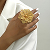 Luxurious Iron Hollow Flower Cuff Ring for Women's Wedding Party Accessories VZ5579-3