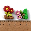 Opaque Resin Decoden Cabochons CRES-P030-B-3
