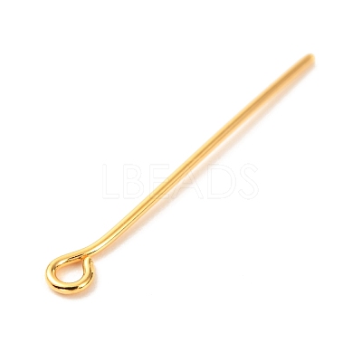 Brass Eye Pins KK-F824-113B-G-1