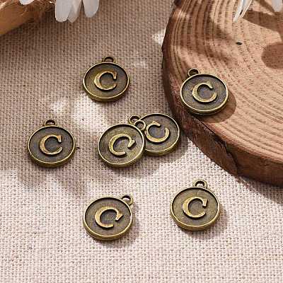 Alloy Pendant Cabochon Settings PALLOY-N156-01C-AB-1