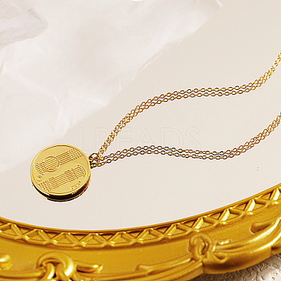 304 Stainless Steel Pendant Necklaces for Women RX0049-1-1