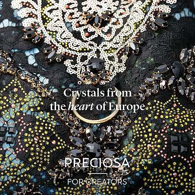 Preciosa&reg MAXIMA Crystal No Hotfix Flatback Stones Y-PRC-NSS12-30010-200-1