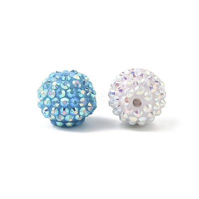 AB-Color Resin Rhinestone Beads RESI-S315-16x18-M-1