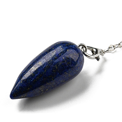 Natural Lapis Lazuli Bullet Charm G-Q1002-07P-08-1