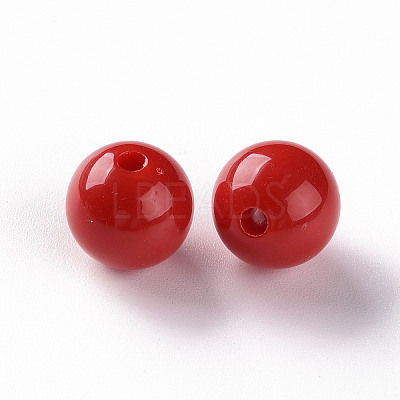 Opaque Acrylic Beads X-MACR-S370-C12mm-A14-1