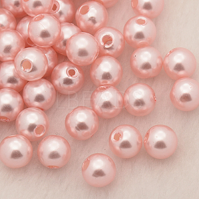 Imitation Pearl Acrylic Beads PL608-7-1
