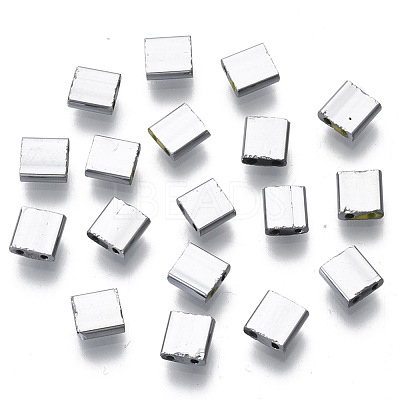 Electroplate Glass Seed Beads SEED-S023-44C-07-1