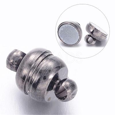Brass Magnetic Clasps with Loops X-KK-H361-B-1