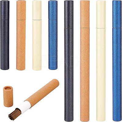 8Pcs 8 Style Kraft Paper Incense Stick Holder AJEW-CA0002-56-1