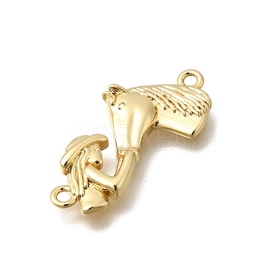 Brass Connector Charms KK-Z155-11G-1