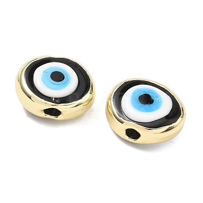 Handmade Evil Eye Lampwork Beads LAMP-D006-08G-09-1