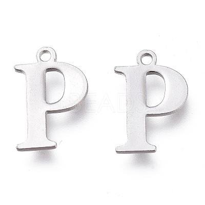 Tarnish Resistant 304 Stainless Steel Charms STAS-H112-P-P-1